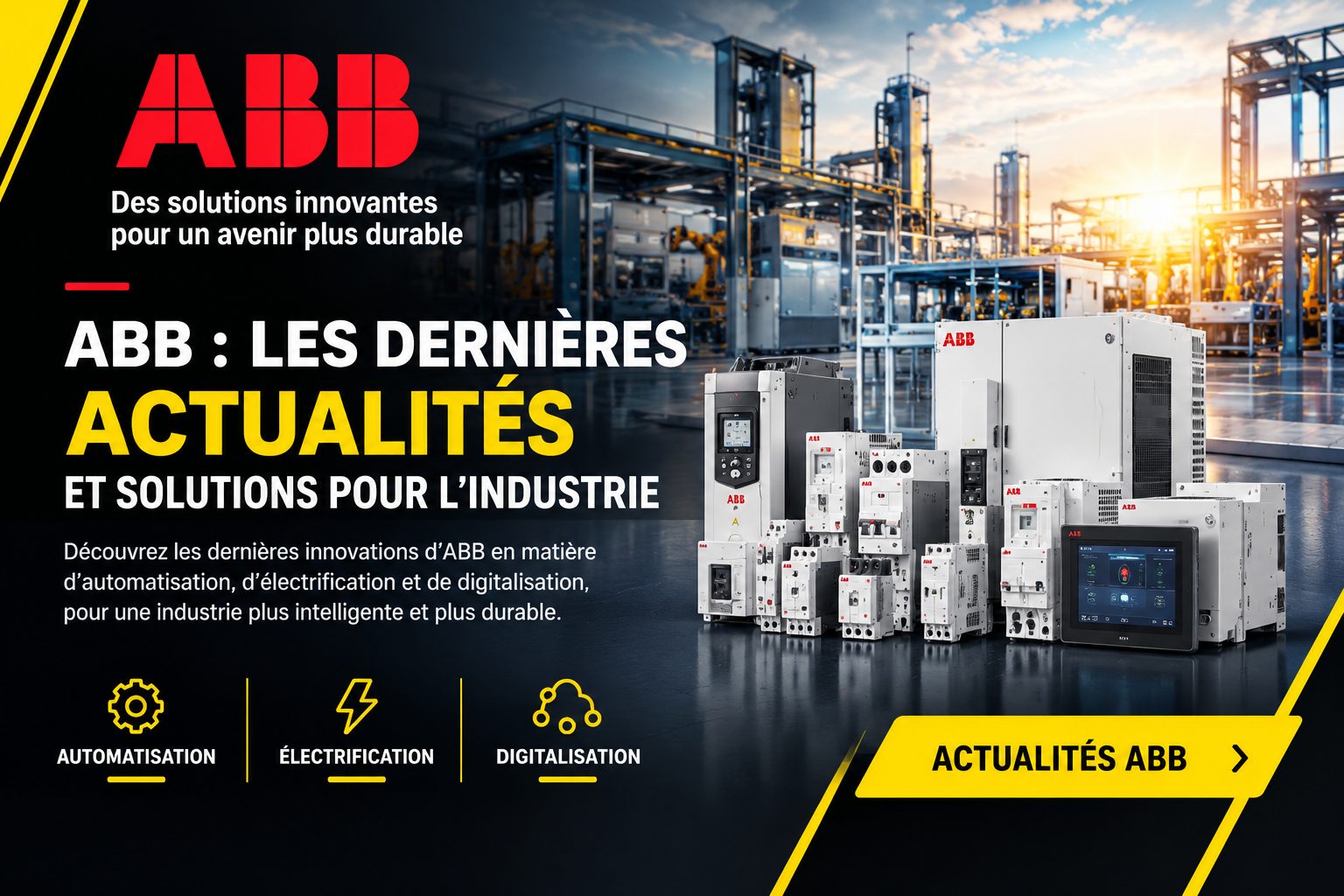 Matériel électrique ABB proposé par ATI Export