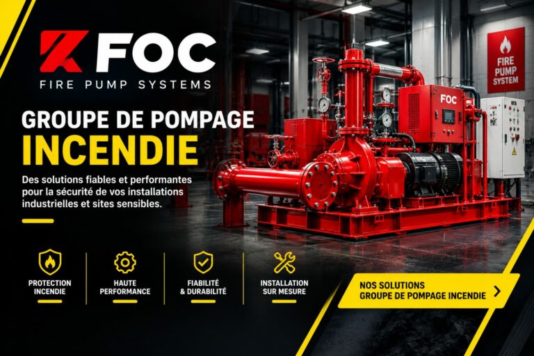 Groupe de pompage incendie FOC proposé par ATI Export